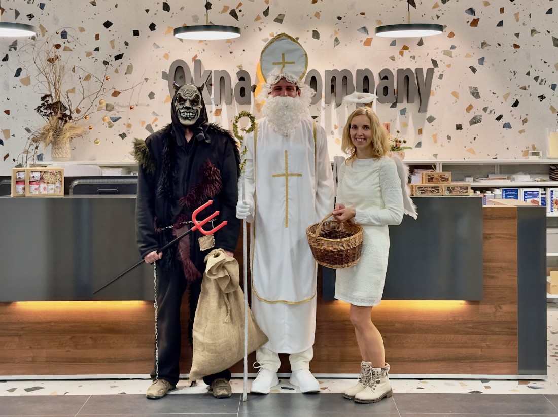Návštěva sv. Mikuláše v Okna&Company