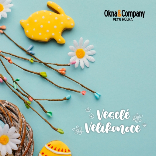 Kolektiv Okna&Company vám přeje veselé Velikonoce.